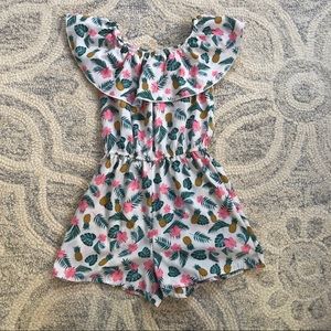 Girl’s Floral Romper